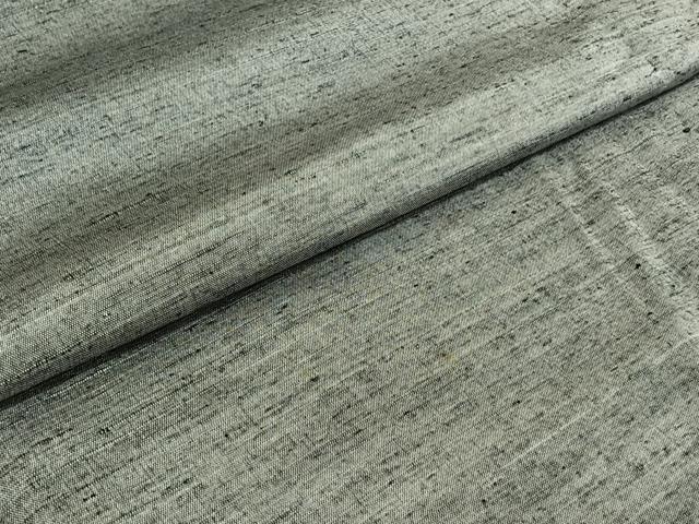 平和屋着物▽上質な紬 単衣 霞文 正絹 逸品 AABE0215jh