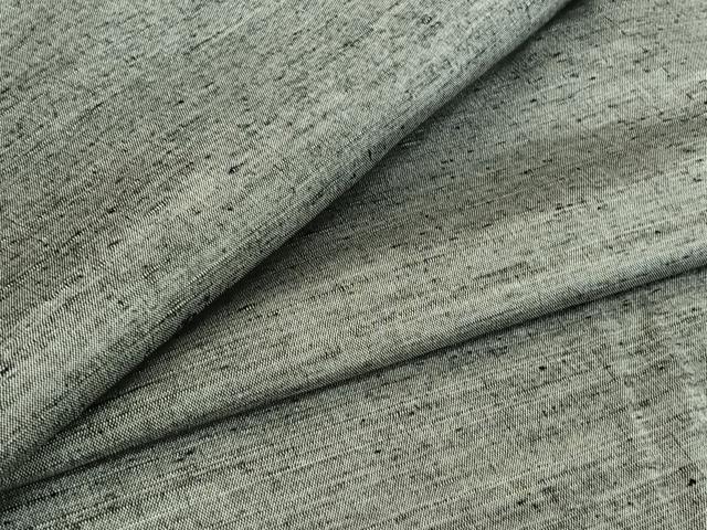平和屋着物▽上質な紬 単衣 霞文 正絹 逸品 AABE0215jh