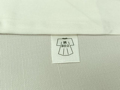 平和屋着物▽訪問着 単衣 作家物 手描き 藤花房 暈し染め 正絹 逸品 AABE0220jh