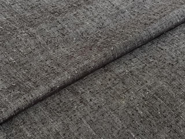 平和屋着物▽上質な紬 単衣 霞文 正絹 逸品 AABE0222jh