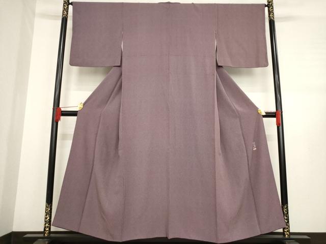平和屋着物●江戸小紋　彫士：住田双光・染士：久保伊智郎　角通し　正絹　逸品　AABE0256ck