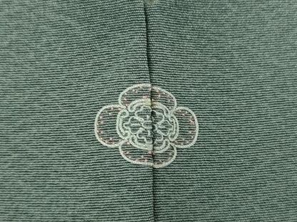 平和屋着物●訪問着　友禅　作家物　草花文　暈し染め　正絹　逸品　AABE0271ck