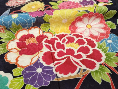 平和屋着物●豪華振袖　吉祥花束文　正絹　逸品　未使用　AABE0286ck
