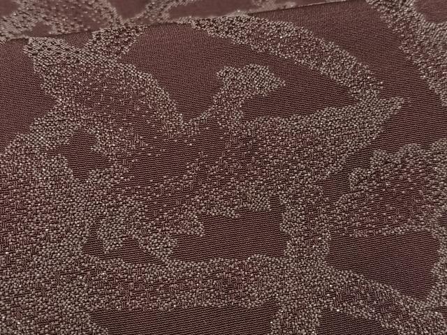 平和屋着物■上質な小紋　鳳凰花地紋　正絹　逸品　AABE0379oa