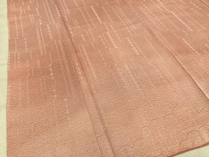 平和屋着物■上質な小紋　幾何学雲重ね文　正絹　逸品　未使用　AABE0381oa