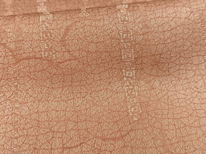平和屋着物■上質な小紋　幾何学雲重ね文　正絹　逸品　未使用　AABE0381oa