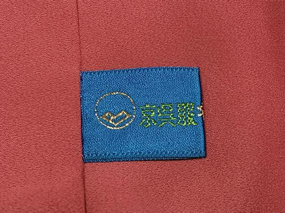 平和屋着物■上質な紬　格子　やまと誂製　正絹　逸品　AABE0417oa