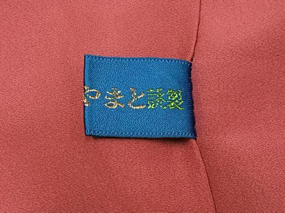 平和屋着物■上質な紬　格子　やまと誂製　正絹　逸品　AABE0417oa