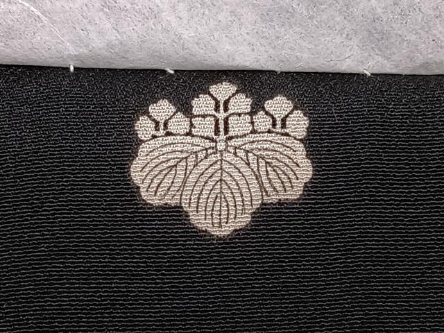 平和屋着物■豪華黒留袖　刺繍　樹林文　金糸　金彩　正絹　逸品　未使用　AABE0471oa
