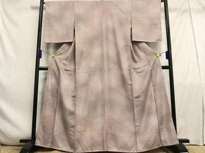 平和屋着物■上質な小紋　立波地紋　暈し染め　正絹　逸品　未使用　AABE0518oa