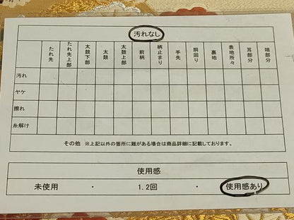 平和屋着物◎六通柄袋帯 唐織 切嵌花松文 金銀糸 正絹 逸品 AABE0521ou