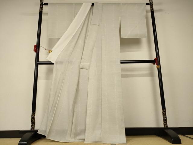 平和屋着物＊夏物 小紋 絽 流水文 正絹 逸品 AABE0611jd