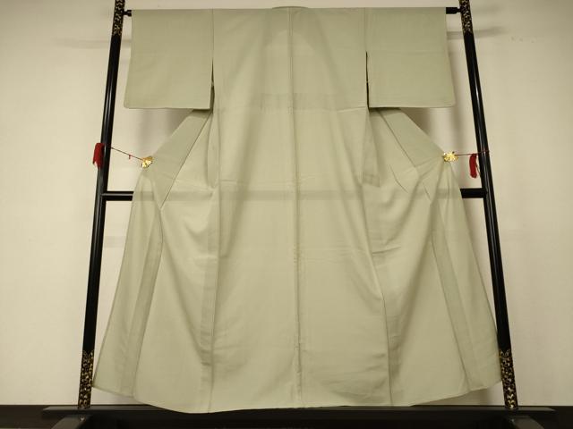 平和屋着物＊夏物 色無地 絽 若芽色 正絹 逸品 AABE0612jd