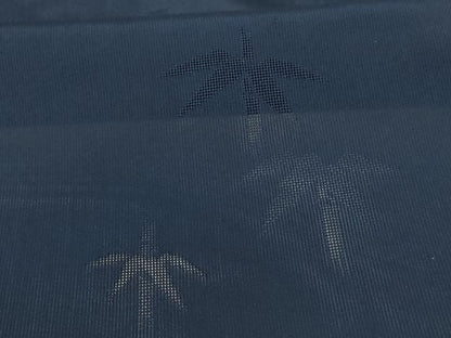 平和屋着物＊夏物 色無地 縦絽 笹竹紋紗 褐返色 洗える着物 AABE0619jd