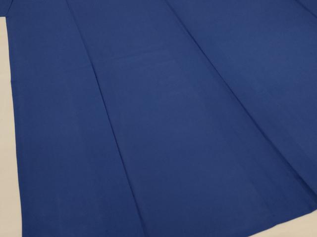 平和屋着物＊夏物 色無地 絽 深縹色 正絹 逸品 AABE0623jd