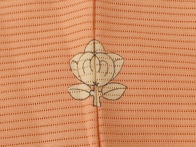 平和屋着物＊夏物 色無地 絽 深支子色 正絹 逸品 AABE0624jd