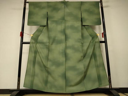 平和屋着物＊夏物 小紋 絽 霞文 正絹 逸品 AABE0636jd