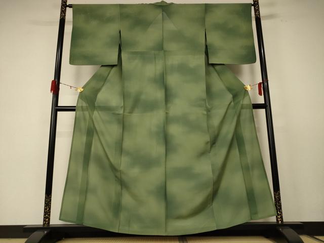 平和屋着物＊夏物 小紋 絽 霞文 正絹 逸品 AABE0636jd