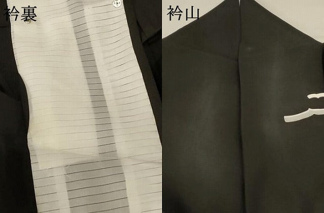 平和屋着物＊夏物 訪問着 絽 横段文 洗える着物 AABE0640jd