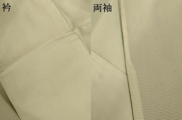 平和屋着物＊夏物 訪問着 絽 流水花蝶文 暈し染め 金彩 正絹 逸品 AABE0644jd