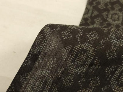 平和屋着物＊夏物 上布 幾何学文様 三越扱い 麻 逸品 AABE0652jd