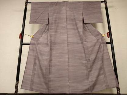 平和屋着物＊夏物 小紋 絽 霞文 正絹 逸品 AABE0662jd