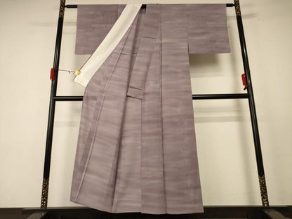 平和屋着物＊夏物 小紋 絽 霞文 正絹 逸品 AABE0662jd