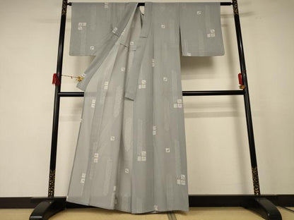 平和屋着物＊夏物 小紋 絽 十二支 正絹 逸品 AABE0663jd