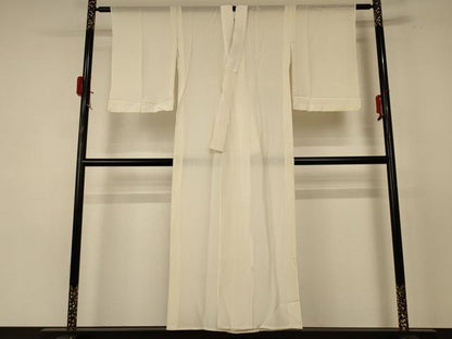 平和屋着物＊夏物 長襦袢 絽 鳥の子色 AABE0665jd