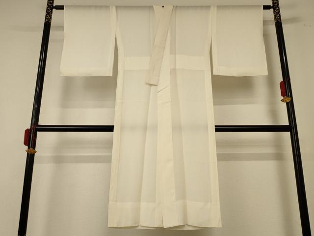 平和屋着物＊夏物 長襦袢 絽 鳥の子色 正絹 逸品 AABE0666jd