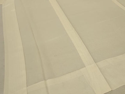 平和屋着物＊夏物 長襦袢 絽 鳥の子色 正絹 逸品 AABE0666jd