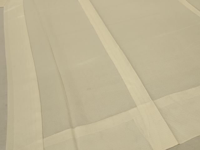 平和屋着物＊夏物 長襦袢 絽 鳥の子色 正絹 逸品 AABE0666jd