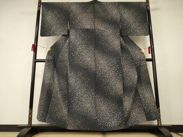 平和屋着物＊夏物 小紋 絽 霞文 正絹 逸品 AABE0668jd
