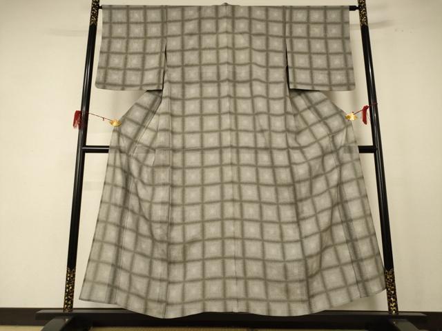 平和屋着物＊夏物 江戸小紋 絽 行儀 正絹 逸品 AABE0673jd