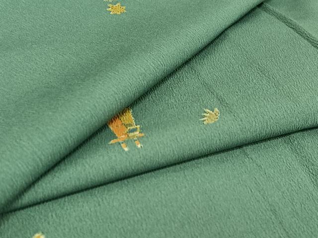 平和屋着物▽小紋 単衣 玩具文 洗える着物 AABE0682jh