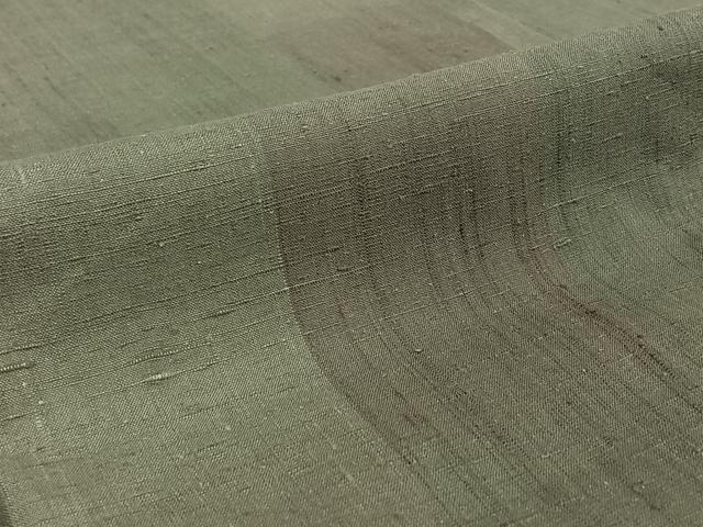平和屋着物▽上質な紬 単衣 市松文様 正絹 逸品 AABE0683jh