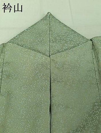 平和屋着物▽上質な小紋 単衣 作家物 花唐草文 正絹 逸品 AABE0685jh