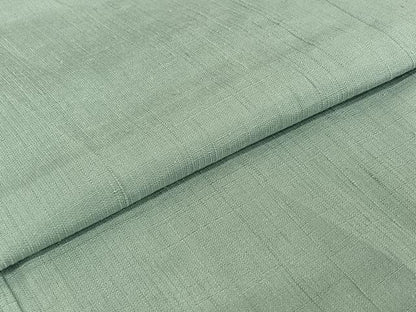 平和屋着物▽上質な紬 単衣 水色 正絹 逸品 AABE0689jh