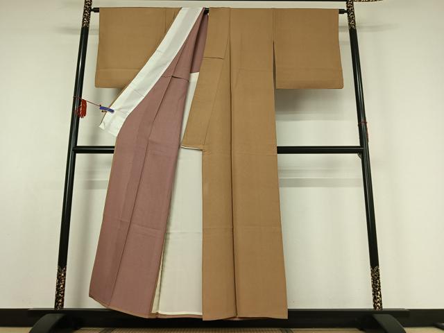 平和屋着物▽江戸小紋 単衣 鮫小紋柄 正絹 逸品 AABE0693jh