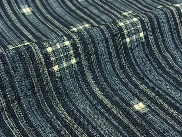 平和屋着物▽上質な紬　単衣　縞　正絹　逸品　AABE0695jh 平和屋着物▽上質な紬 単衣 縞 正絹 逸品 AABE0695jh
