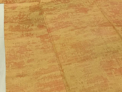 平和屋着物▽上質な紬 単衣 霞文 正絹 逸品 AABE0697jh