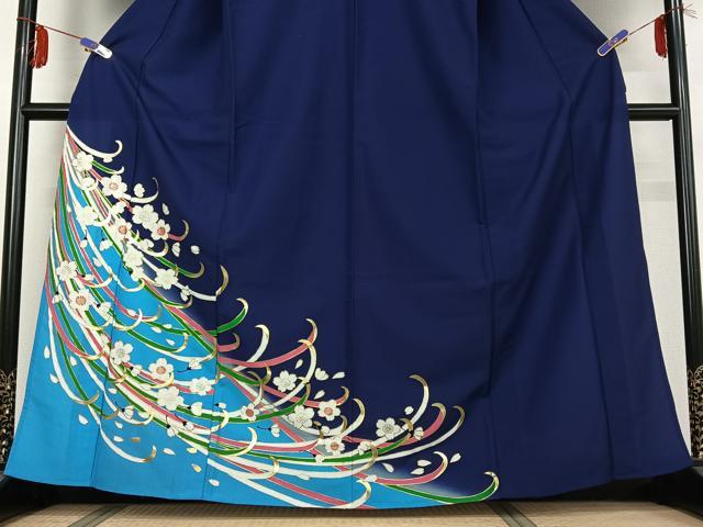 平和屋着物▽訪問着 単衣 束ね熨斗花文 金彩 洗える着物 AABE0709jh