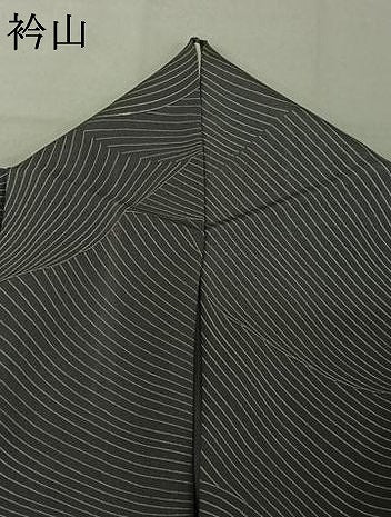 平和屋着物▽上質な小紋 単衣 流水文 正絹 逸品 AABE0716jh