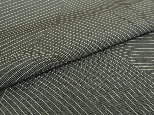平和屋着物▽上質な小紋 単衣 流水文 正絹 逸品 AABE0716jh