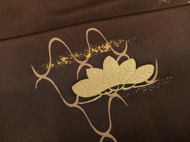 平和屋着物○訪問着 駒刺繍 松竹梅 金彩 正絹 逸品 AABE0737ph