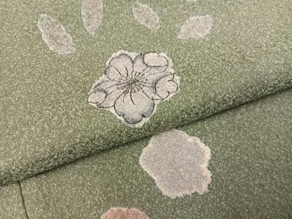 平和屋着物●上質な小紋 辻が花 正絹 逸品 AABE0741ph