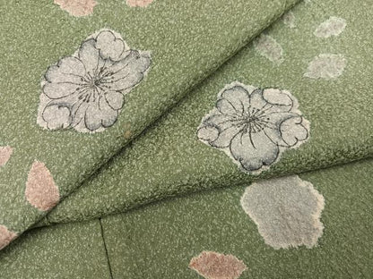 平和屋着物●上質な小紋 辻が花 正絹 逸品 AABE0741ph
