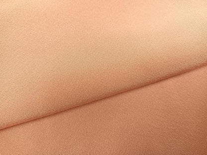 平和屋着物●上質な色無地 赤香色 正絹 逸品 未使用 AABE0749ph