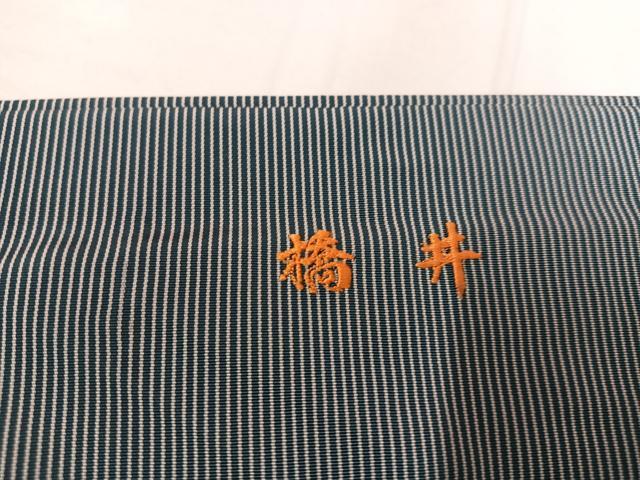 平和屋着物●男性　馬乗り袴　縞　正絹　逸品　AABE0781ph