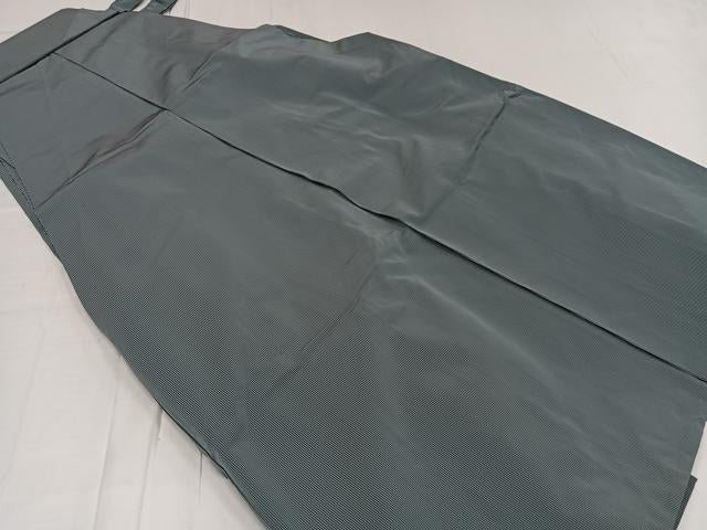 平和屋着物●男性　馬乗り袴　縞　正絹　逸品　AABE0781ph
